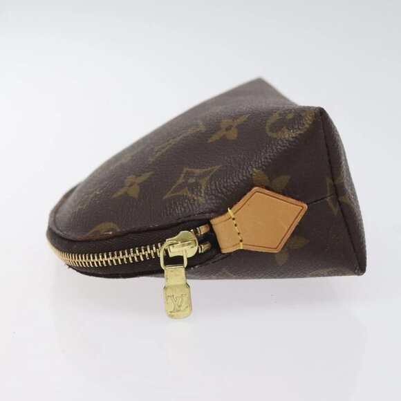 LOUIS VUITTON Monogram Pochette Cosmetic PM Pouch M43998 LV Auth 128903 - Picture 4 of 15
